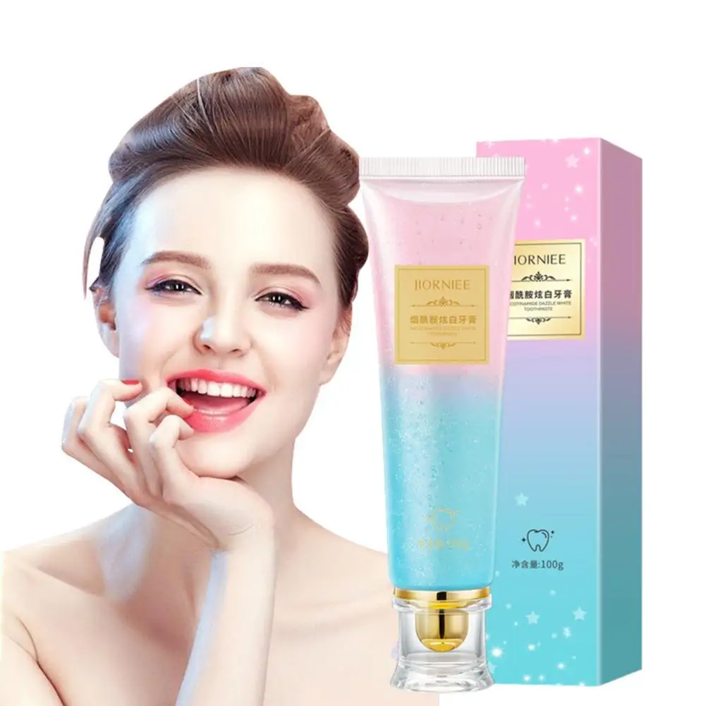 

100g Niacinamide Whitening Toothpaste Refreshing Clean Teeth Dental Stains Removing Toothpaste Tooth Oral Care For Women Me P0M8