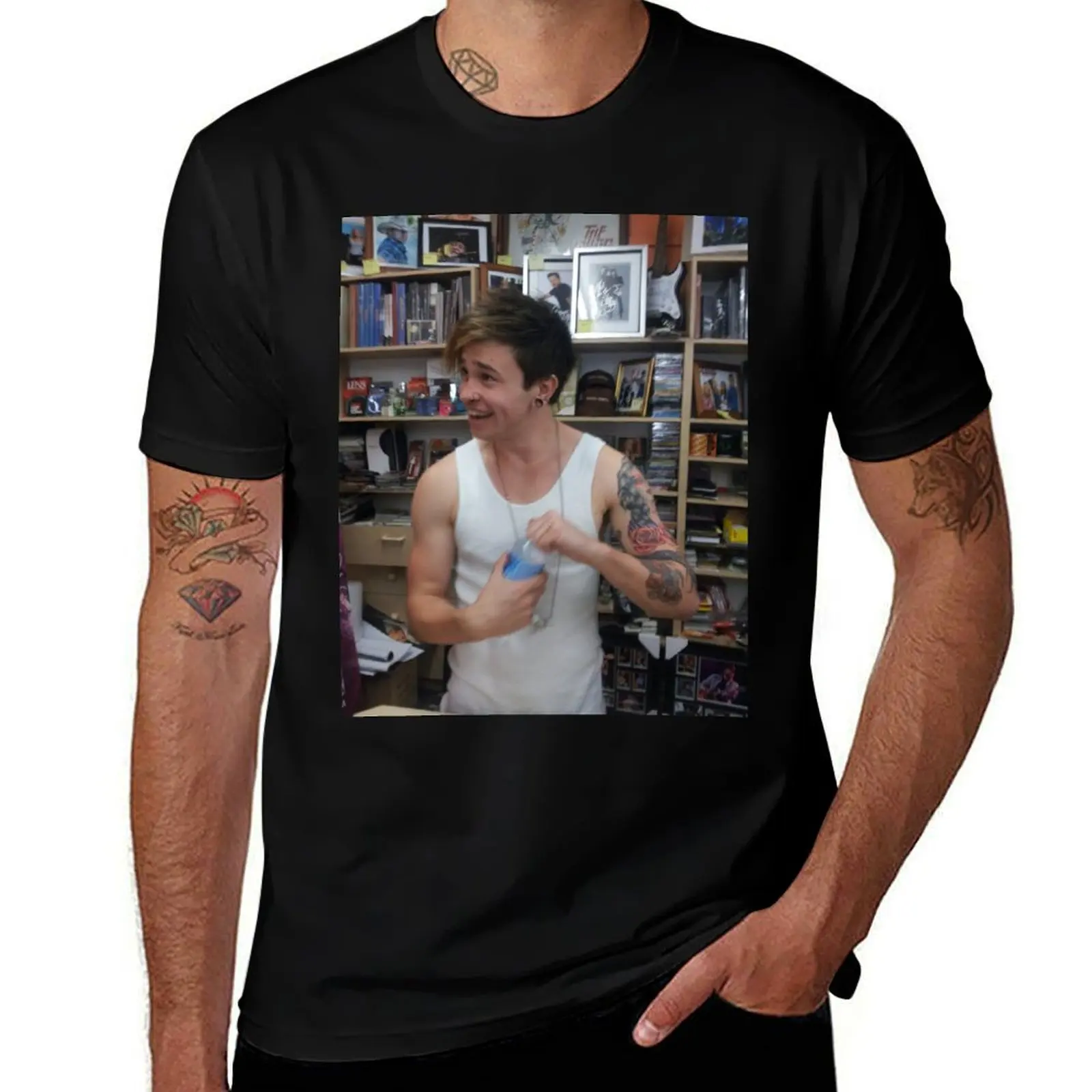 

reece mastin T-Shirt Soft Touch Basic Cotton T-Shirt