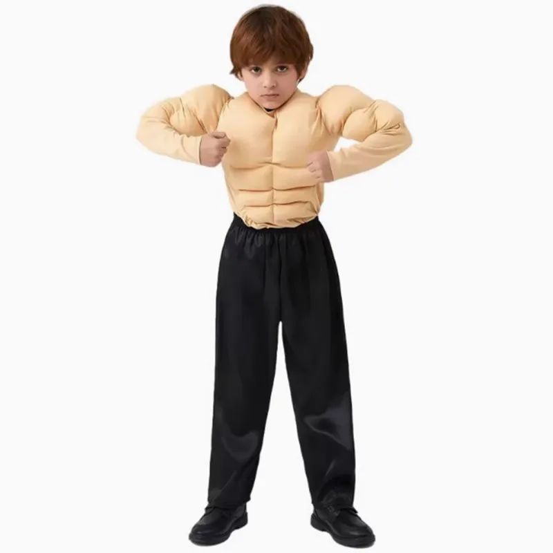 الكبار العضلات تي شيرت لoween دور اللعب وهمية Abs تي شيرت الاسمية أداء زي الرجال Faion ألياف البوليستر المرحلة Perfo...
