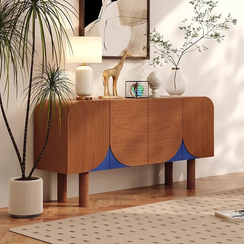 Dining side cabinet against the wall Integrated locker Household design Entrance cabinet