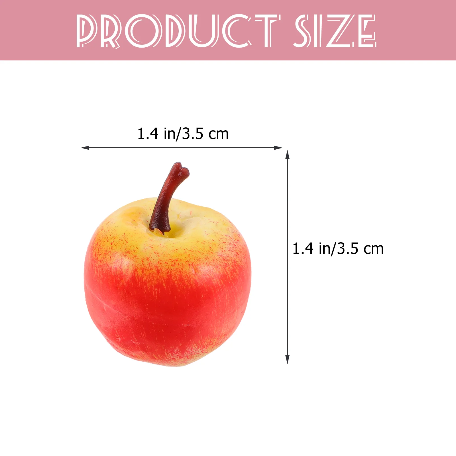 30 Pcs Artificial Educational Toy Backdrop Supply Small Fruit Simulated Simulation Model Foam Emulated Apples