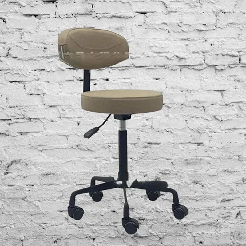 Professional Hairdressing Chair Barbar Barber Hairdresser Adjustable Furniture Beauty Salon Silla Giratoria Elegant Wheel