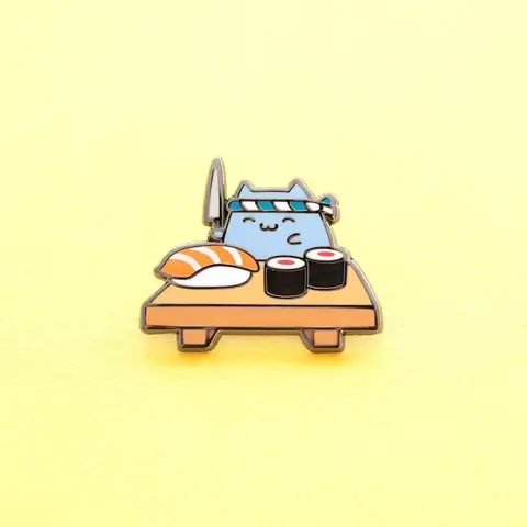 Sushi Cat  Cute Backpack enamel pin