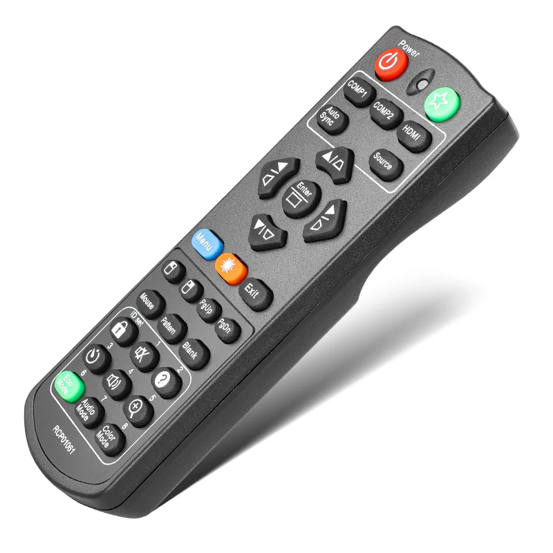 RCP01061 For ViewSonic Remote Control Compatible With ViewSonic Tiger DLP Projectors XY7080 PJD5151 VS15871 PJD5153 VS15872