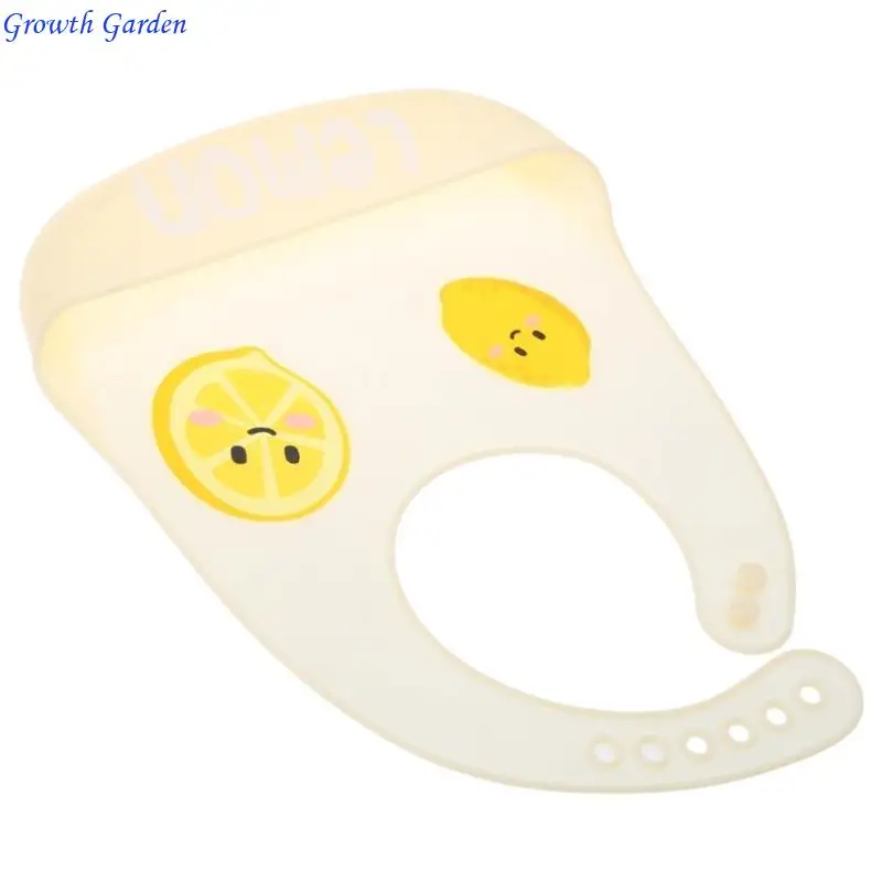 

Children Cartoon Bibs Washable Toddler Feeding Bib Storage Pocket Nursing Bib Reuseable Oil Resistant Silicone Bib E65D