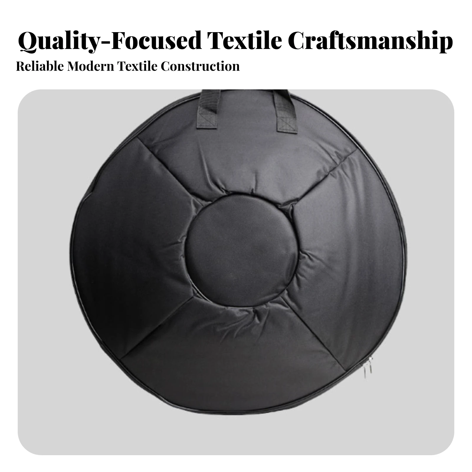 Cushioned Shielding Music Gear Storage Padded Handpan Bag Backpack-Style Drum Carrying Case Handpan Carrying Bag