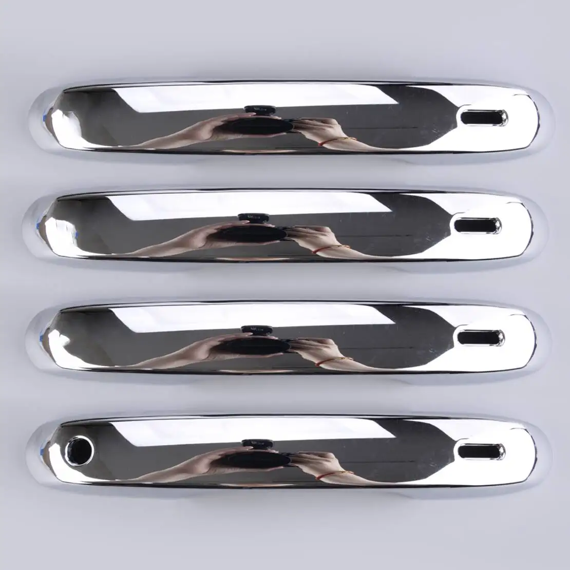 

1 set Car Exterior Side Door Handle Cover Trim Bezel fit for Toyota Grand Highlander 2024 2025 Chrome