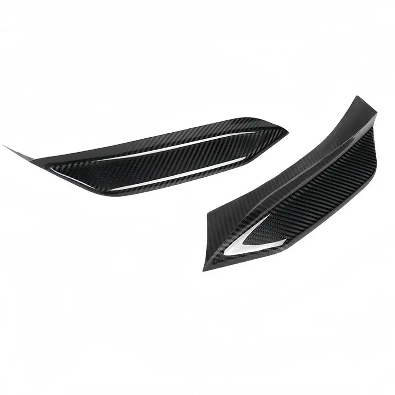 

Для BMW F80 F82 M3 2014-2020 автомобильный передний сплиттер, угловой бампер, накладка, сухие аксессуары из углеродного волокна