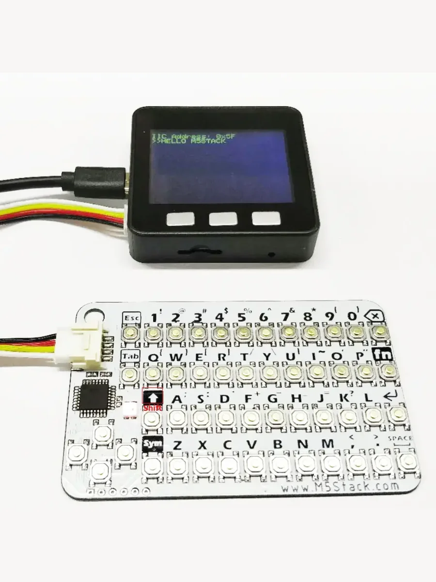 Oficjalna karta M5StackKB v1.1 Mini 50-klawiszowa klawiatura QWERTY z MCU ATMega8A, I2C, diodą LED RGB, programowalna dla systemu UIPflow (MEGA8A) — zdjęcie produktu 7