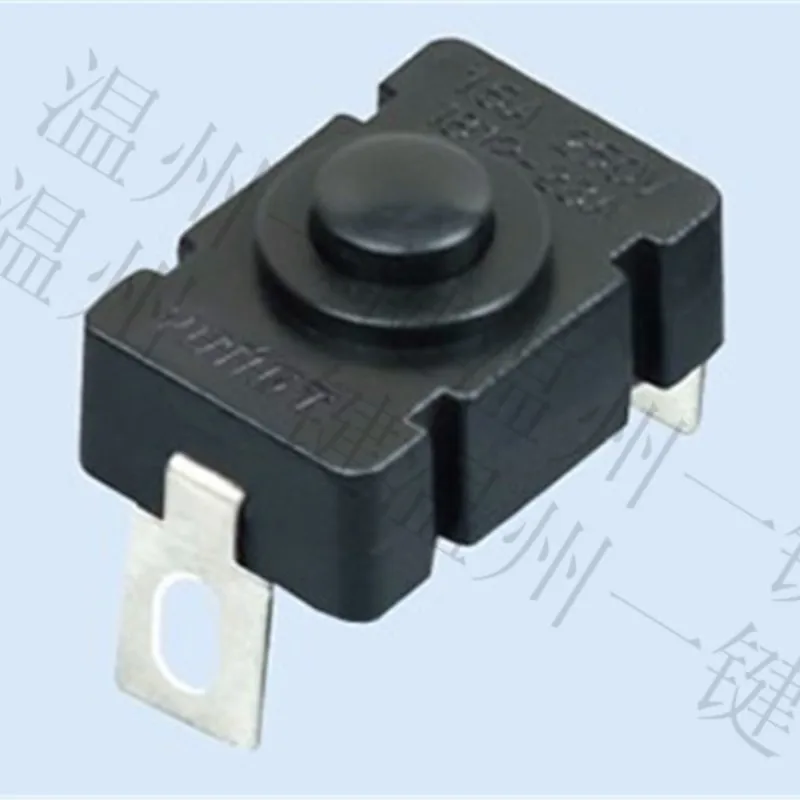 10 PCS 1812-AH Strong Light Flashlight Switch 12x18LG-28C On and Off PS-28C Button Self-Locking Switch