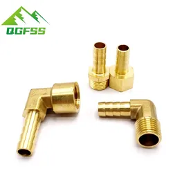 Brass Hose Fitting 4mm-19mm Barb Tail 1/8