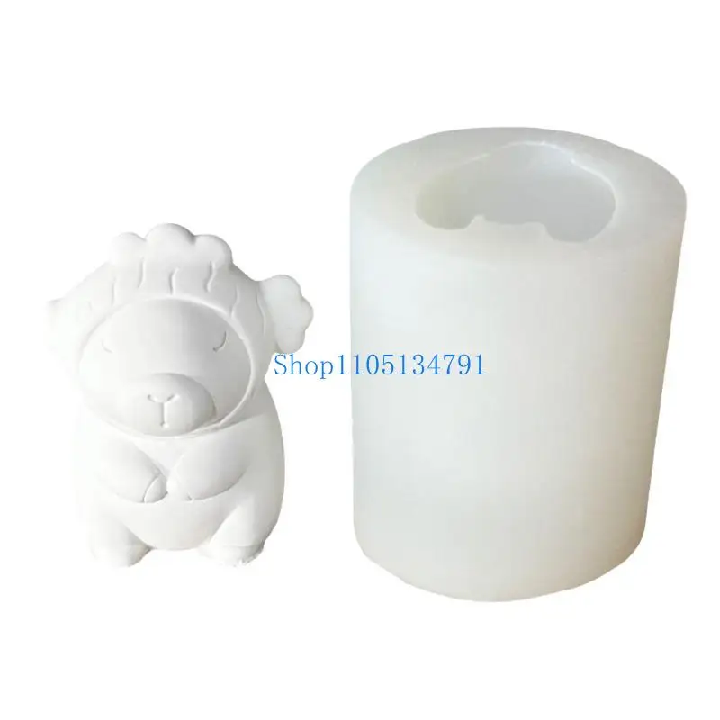 

98 -километровый прост в демонтаж для гипсовой формы для свечи для жилья для домашнего украшения в форме Капибара Ароматерапис