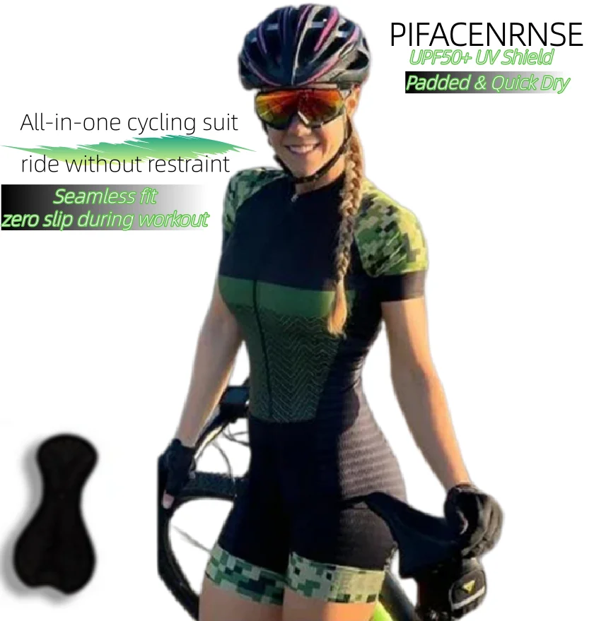 

China Manufacturer Women Quick Dry Short-sleeve Shorts Custom OEM Bike Triathlon Suit Mountain Cycling Jersey Triathlon Jumpsuit