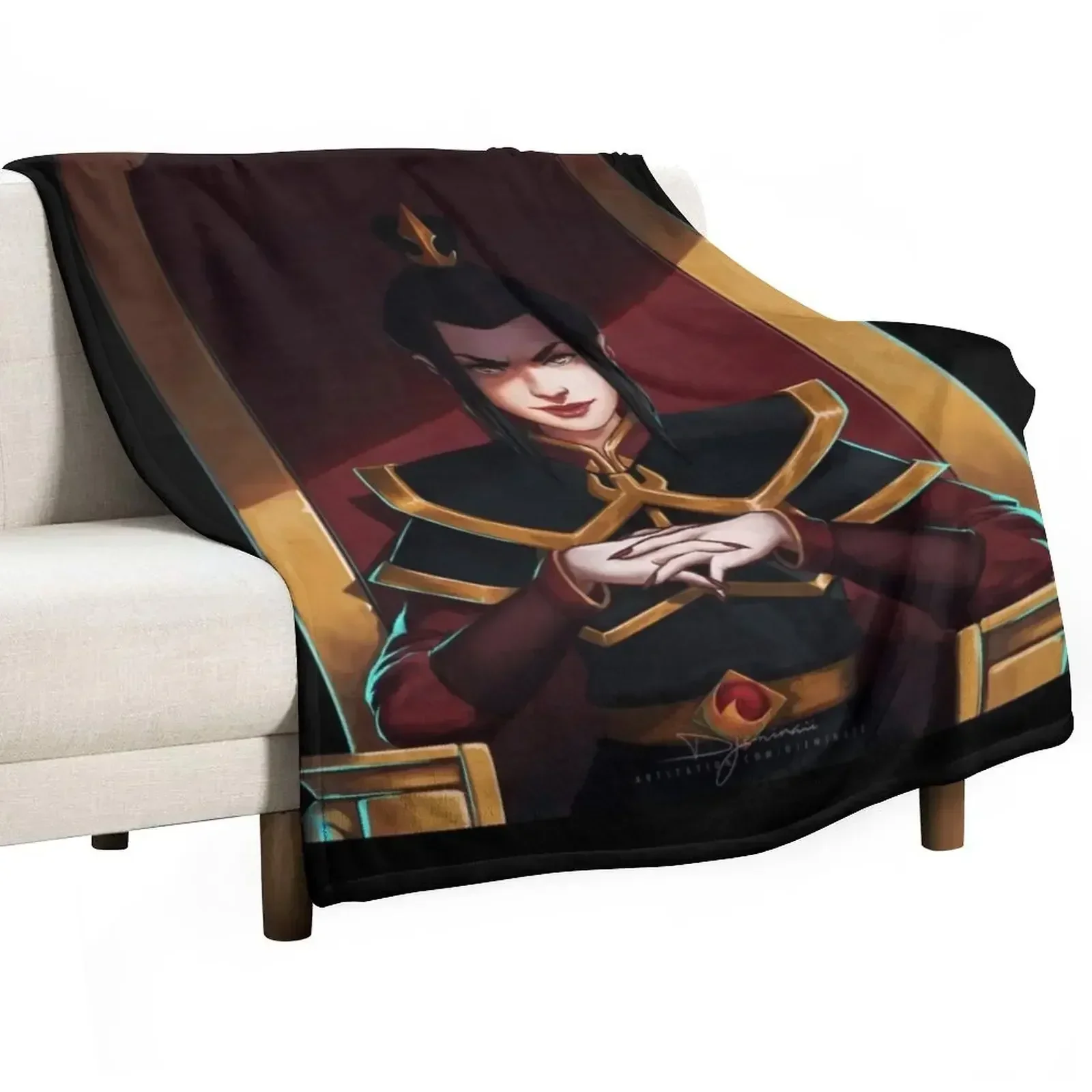 the last airbender - firelord azula Throw Blanket Kid'S anime Blankets