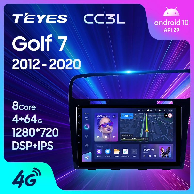 TEYES CC3L WIFI For Volkswagen Golf 7 2012 - 2020 Right hand drive Car Radio Multimedia Video Player Navigation stereo GPS Android No 2din 2 din dvd