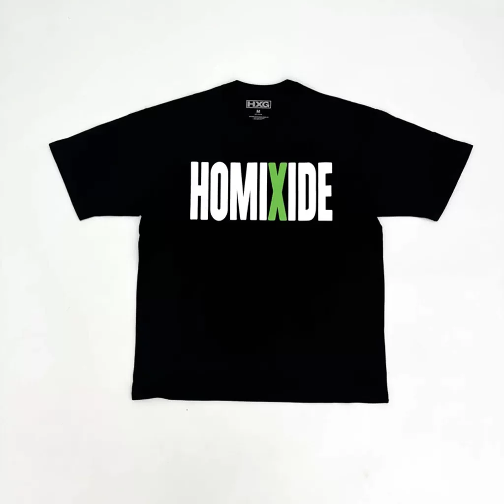 New Men HOMIXIDE GANG HXG Vampires T Shirts T-Shirt Hip Hop Skateboard Street Cotton T-Shirts Tee Top US size D3