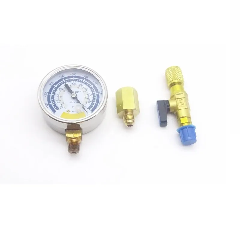 R22 Regulating valve Vacuum gauge Refrigerant table FOR Vacuum pump HVAC Refrigeration Repair tools