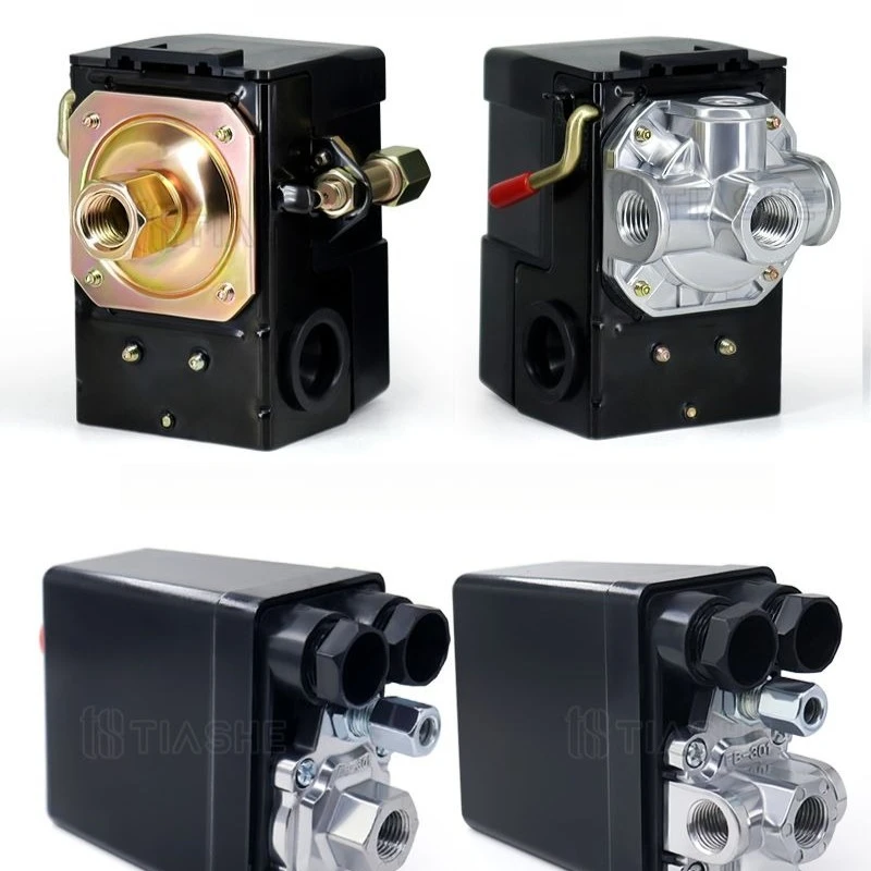 1pcs Lab Air Compressor Air Pump Pressure Switch Automatic Air Pressure Control Switch Controller Start Stop Vertical Horizontal