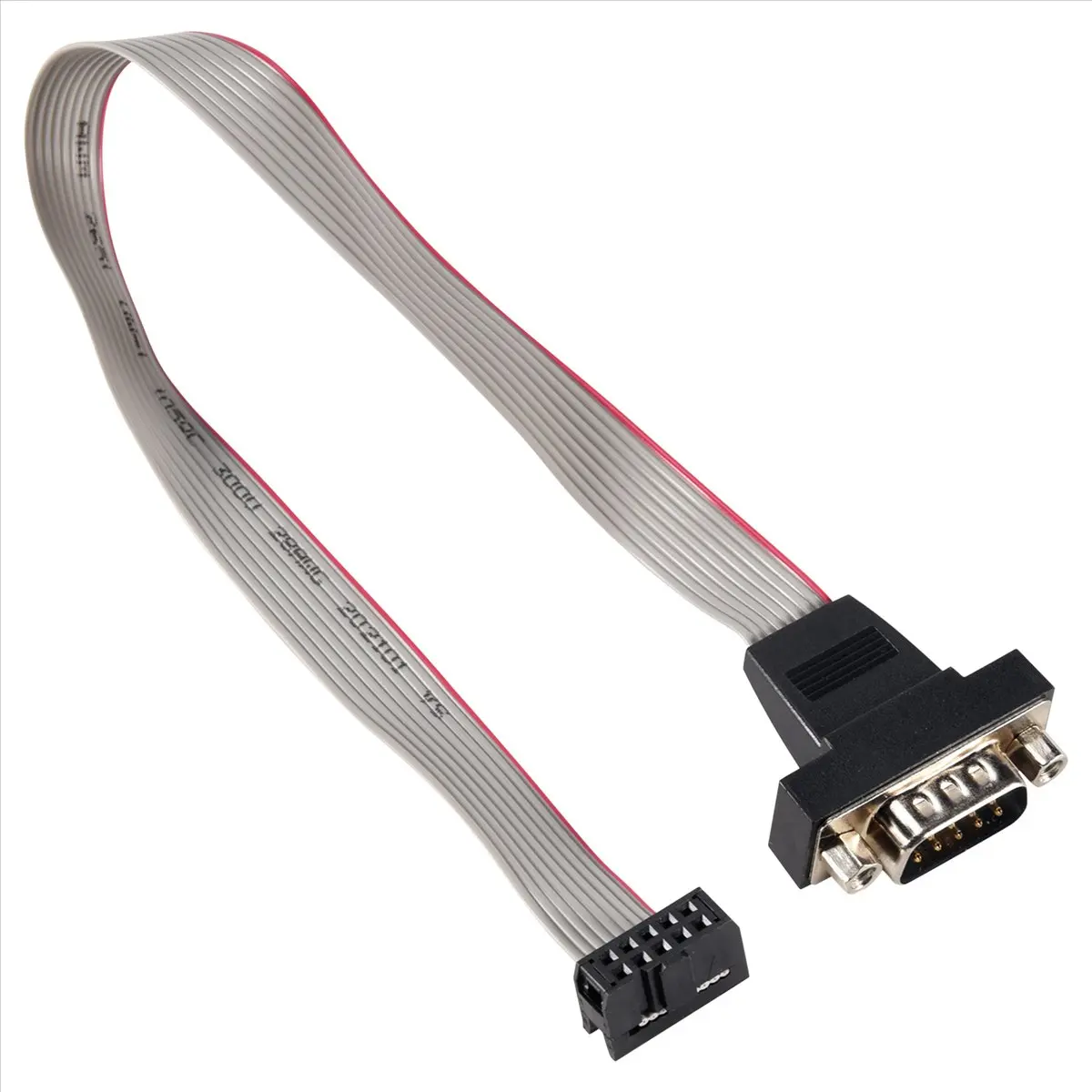A46U DB9 RS232 To 10 Pin Ribbon Cable Connector Adapter