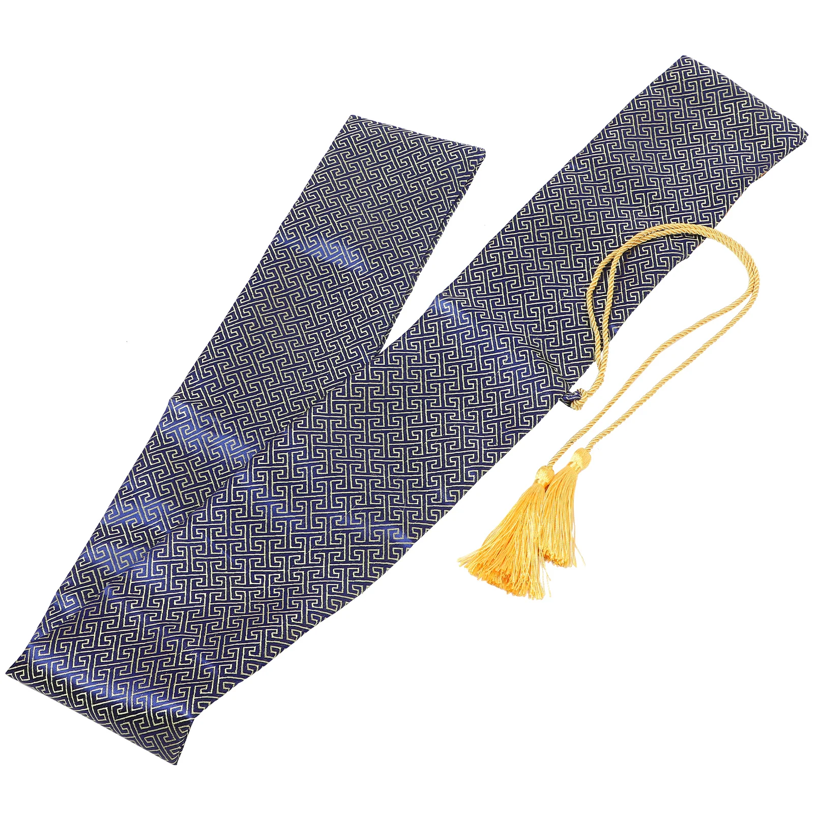 

Bamboo Sword Bag Long Swords Carrying Storage Pouch Multifunctional Japanese Blue Material Safe Practical