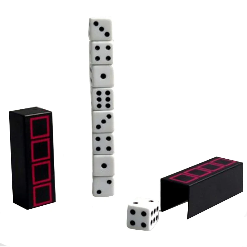 Tower of Dice - Close Up Magic / Magic Tricks Gimmick Illusions Magician Dice Appearing Vanishing Fun Easy To Do