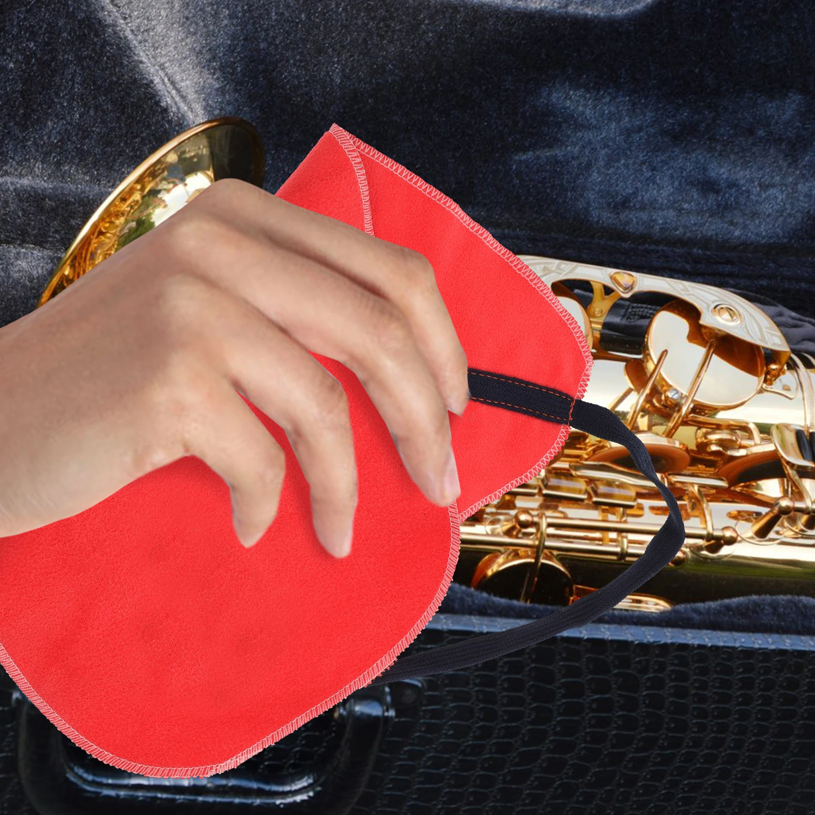 

Musical Instrument Cleaning Cloth Wiping Saxophone Maintain Care Tool Flute for inside Cleaner Kit Instruments Supplies