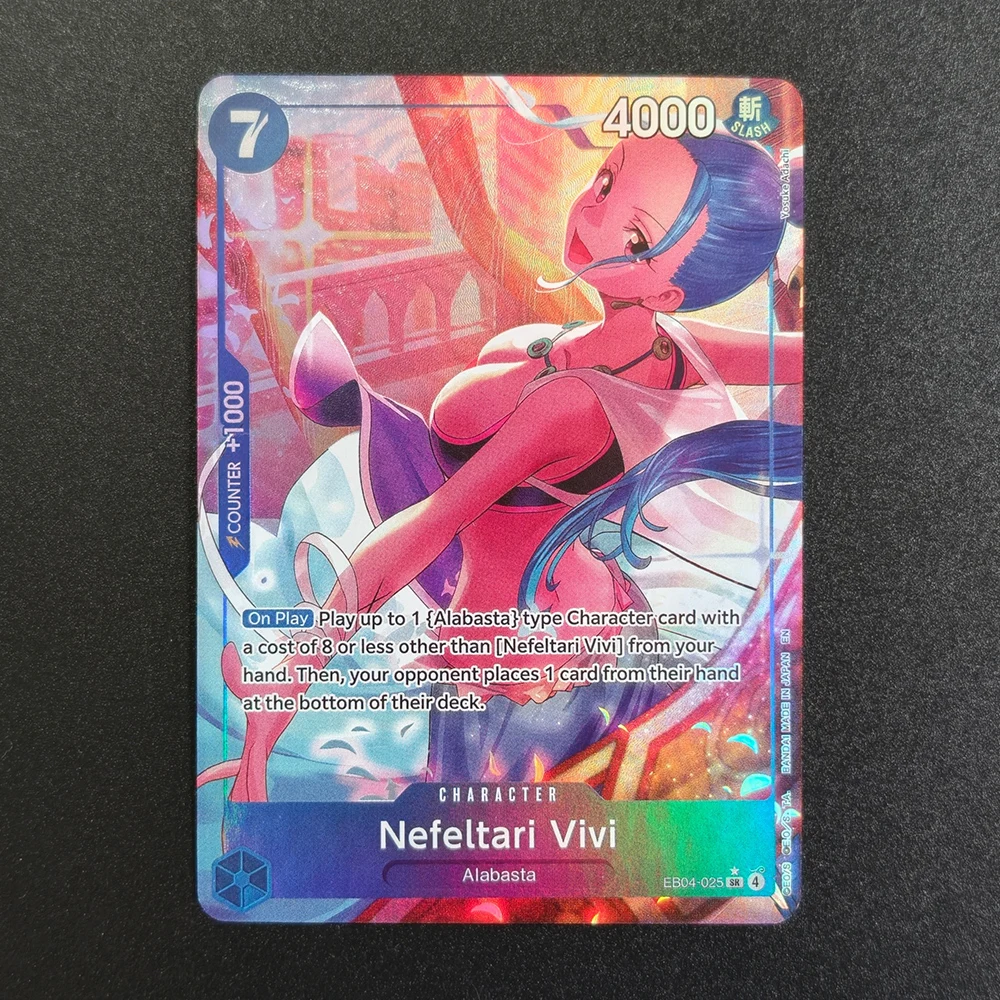 Proxy ONE PIECE Game Nefeltari ViVi EB04-025 SR English TCG Anime Card