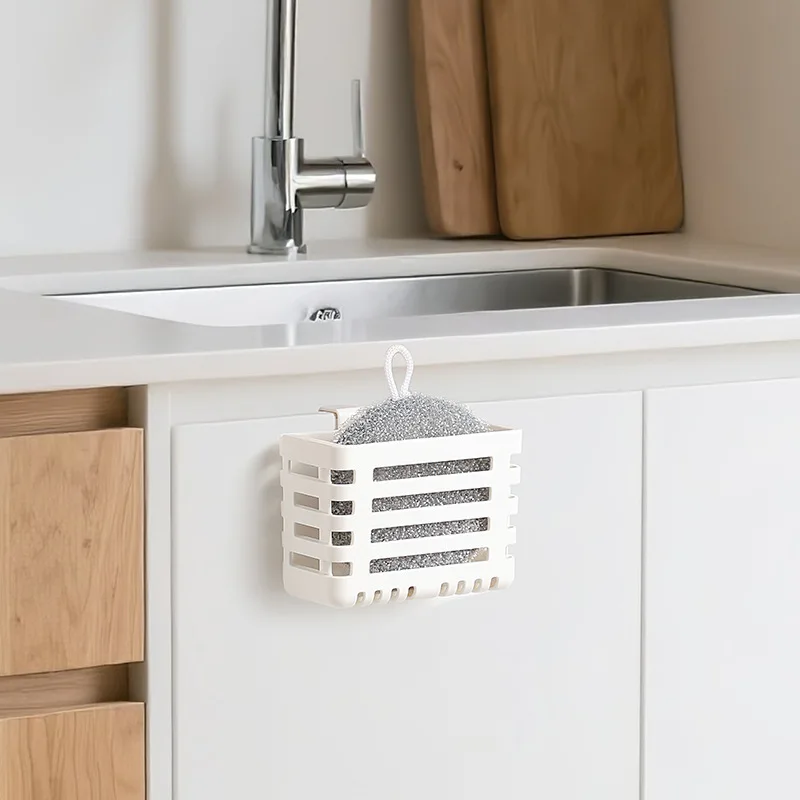 Versatile Kitchen Storage Solution - Telescopic Design Sink Drain Basket, Hangs Conveniently Perfect for Small Items