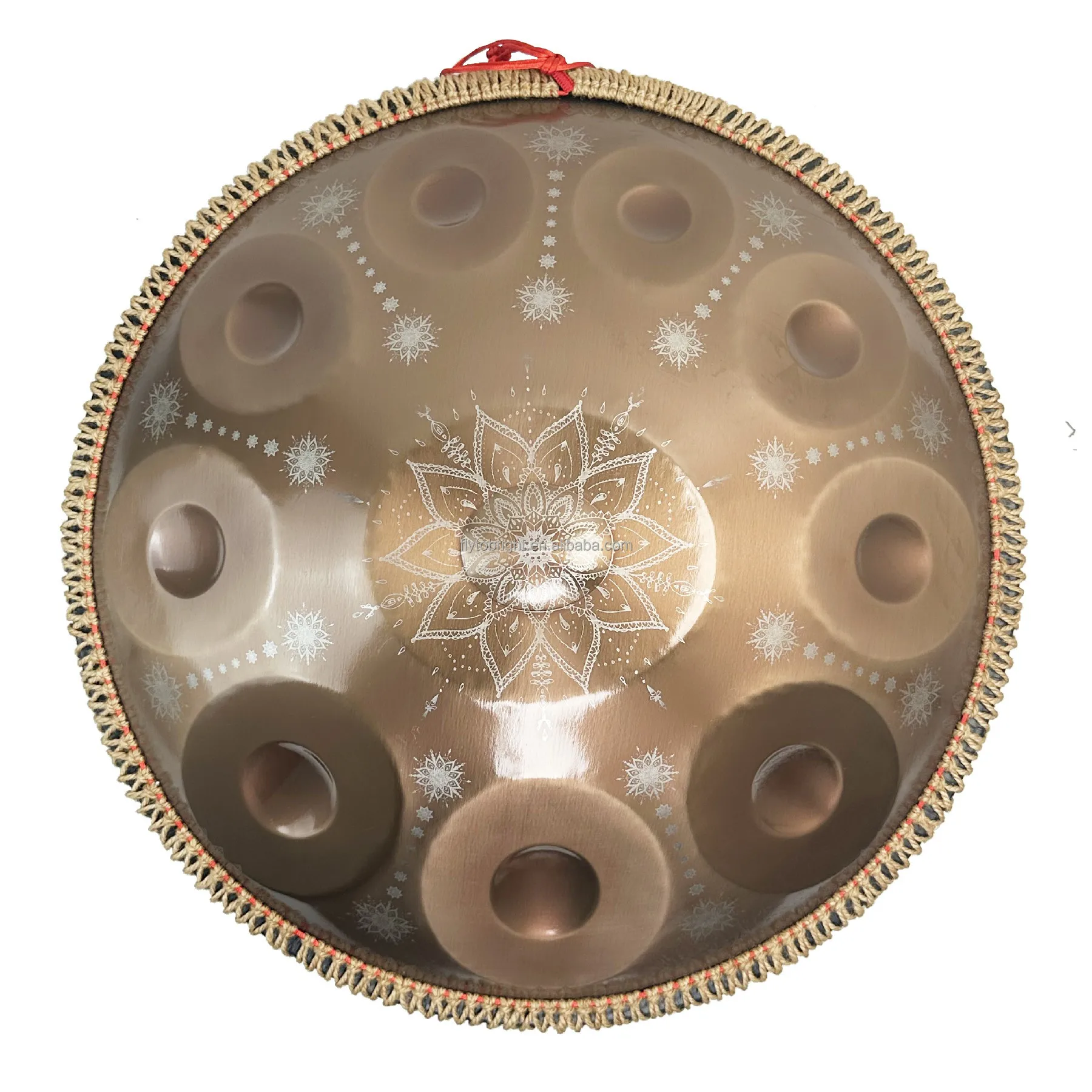 Neues Design Stahl Handpan 22 Zoll Mandala Trommel 9 10 12 Noten Musik instrument mit Handpan Tasche und Ständer