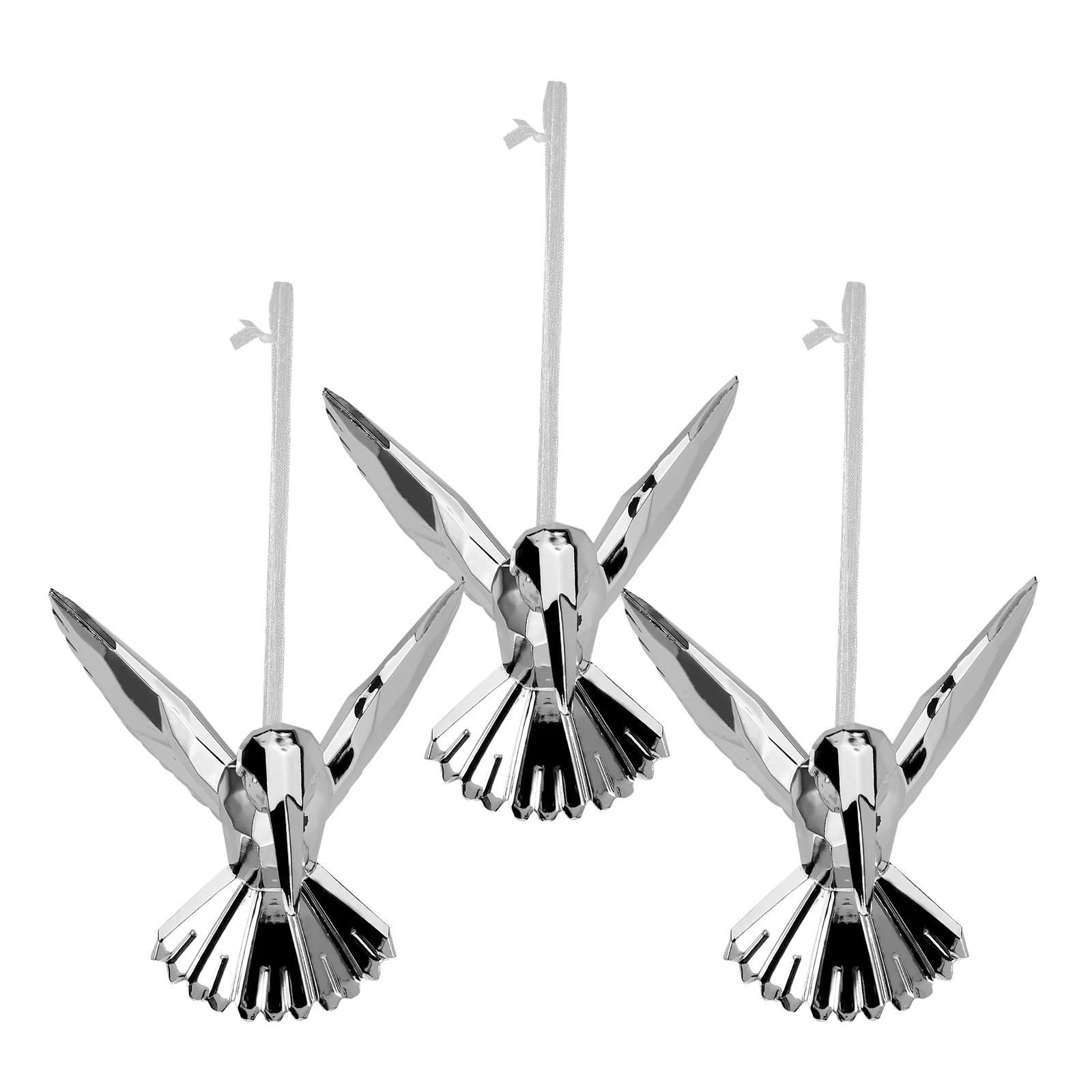 

3pcs Acrylic Bird Hanging Ornament Creative Flying Birds Decor For Home Garden Wall Ceiling Decoration Hanging Hummingbird