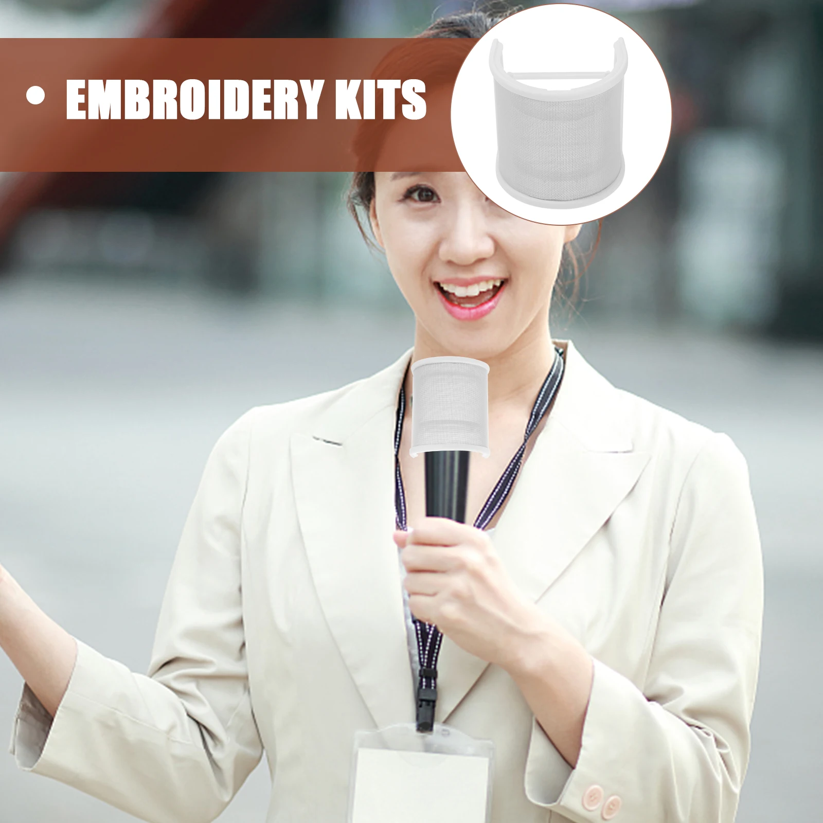 

Blast Hood Microphone Anti Spray Cover Sound Proof Shield Screen Isolation Pop Filter for Windscreen