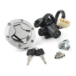 Motorcycle Ignition Switch Seat Lock Fuel Gas Cap Cover Lock Key Set For Kawasaki Ninja 250R 300 EX250J EX300A EX300B ABS SE