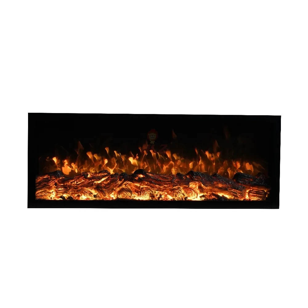 Home Decor Luxury Customized Indoor Insert Fire Place Wall Mounted Decorative Smart Home Hotel Office  Electric Fireplace Insert