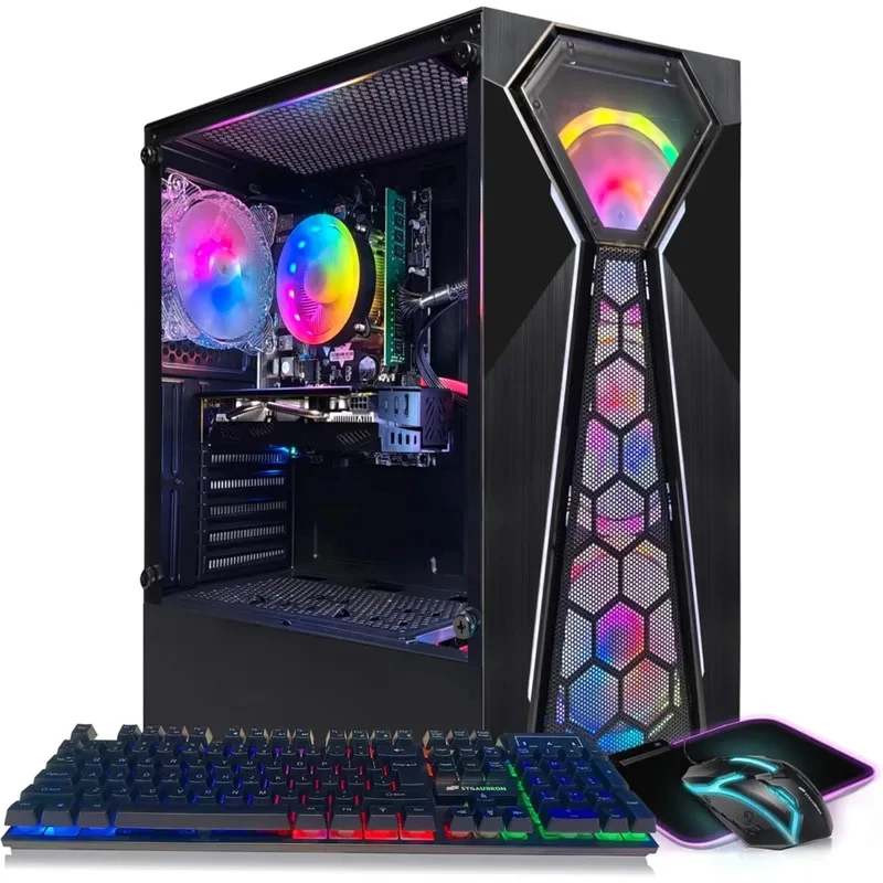 Gaming PC Computer Desktop, Radeon RX 580 16G GDDR5, Core i5-9400F up to 4.1GHz - view 2