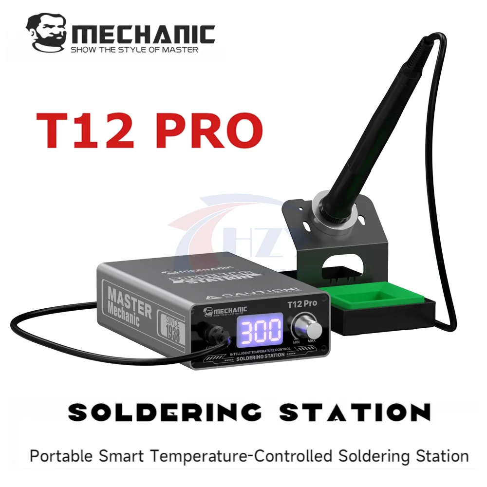 MECHANIC T12 Pro Intelligent Soldering Station 40-500℃ Precise Temperature
