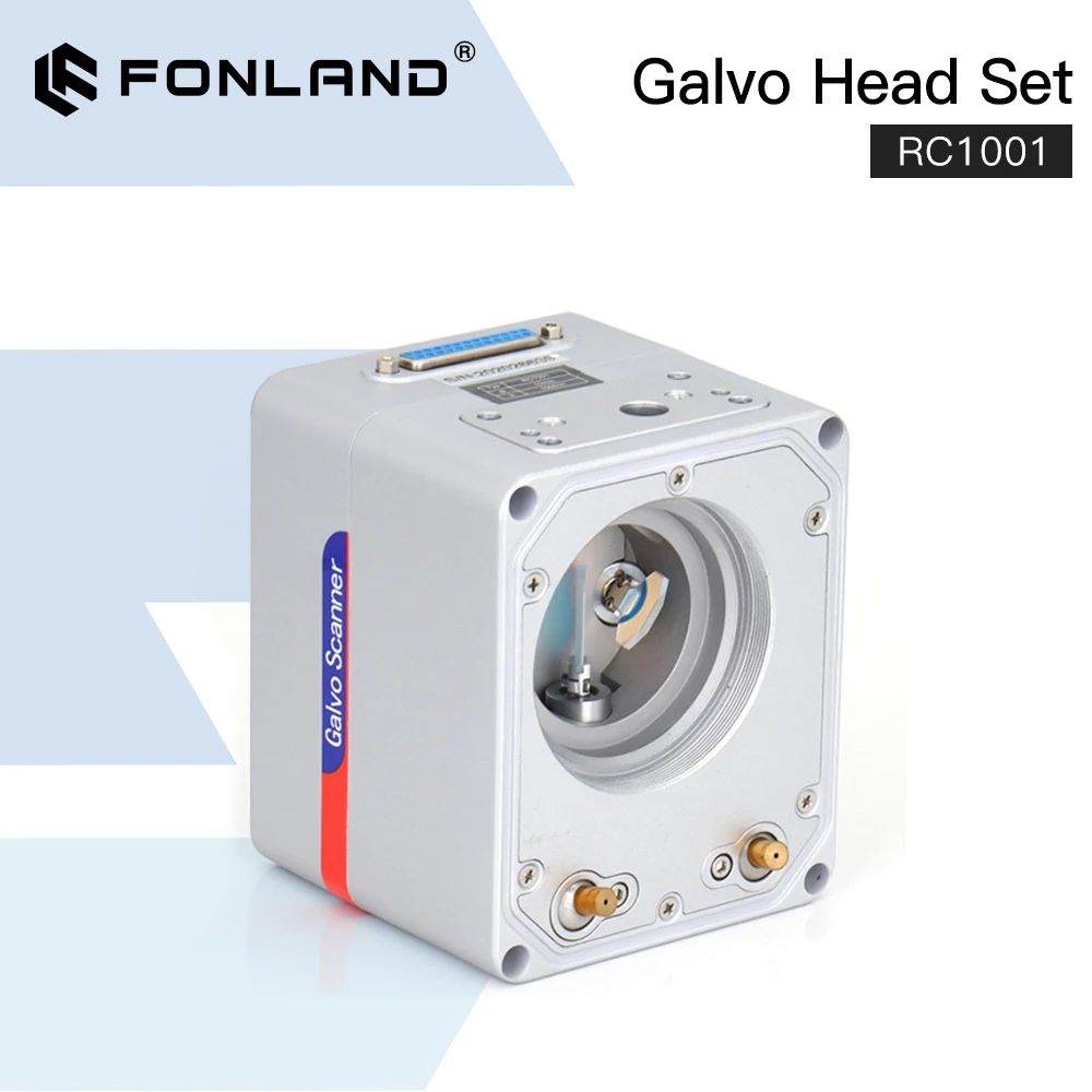 FONLAND RC1001 Fiber Laser Scanning Galvo Head Set 10.6um &1064nm & 355nm 10mm Galvanometer Scanner with Power Supply