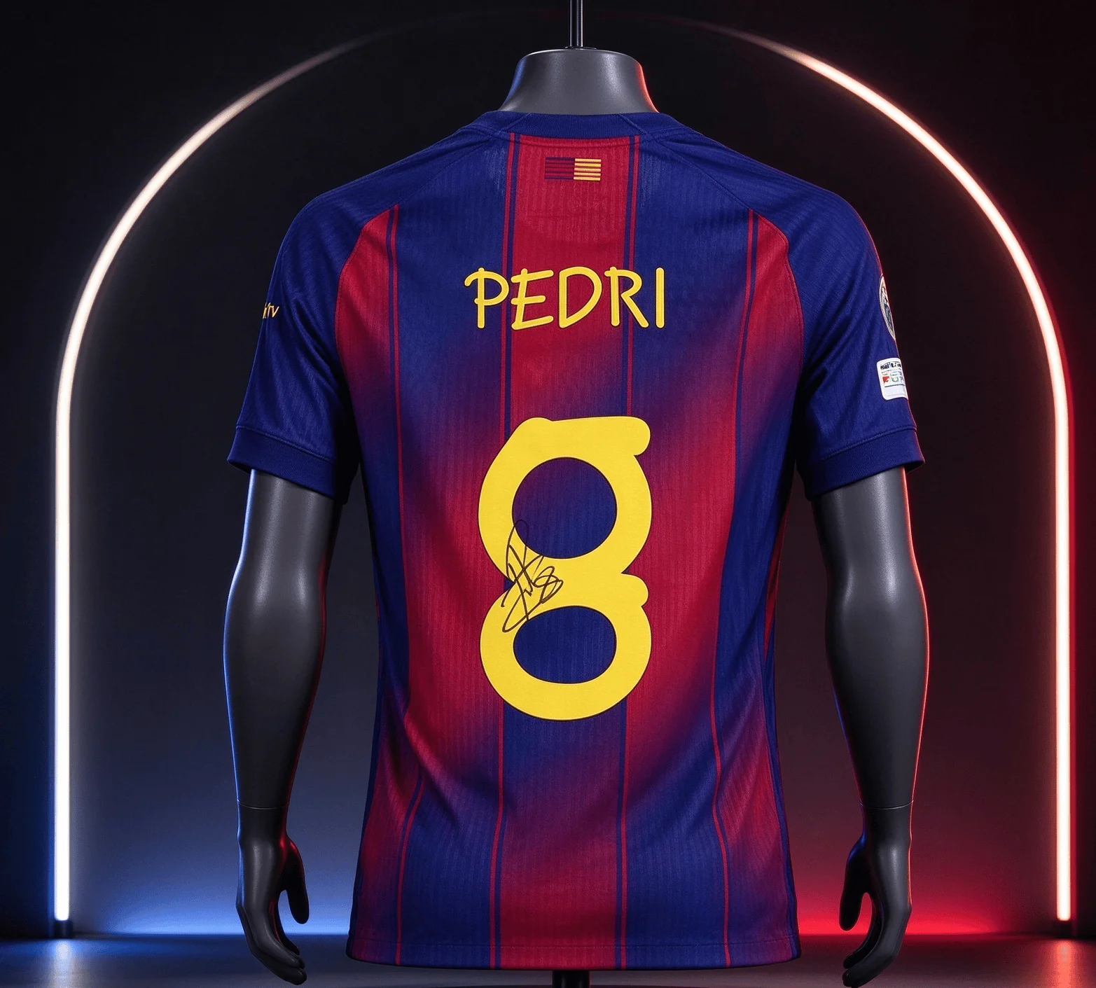 2026 Barcelona 3D Printed Football Jersey Men Summer Short-sleeved T-shirt Breathable Quick Drying Streetwear Clothing Unisex