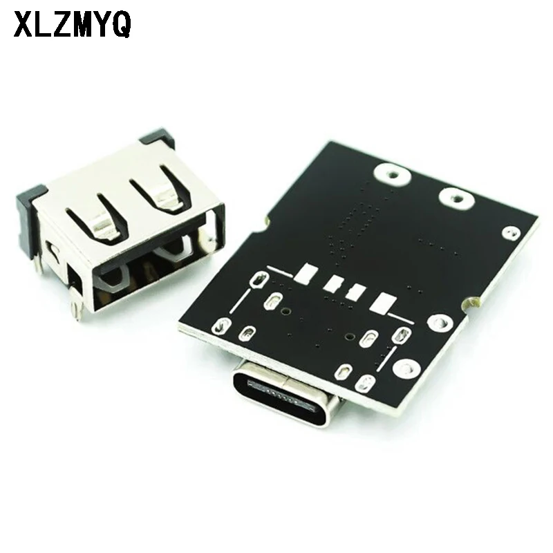 10 stücke Typ-C USB 5V 2A-Boost-Converter Step-Up Power Module Lithium-Batterie Lade Schutz board Led-anzeige USB Ladegerät