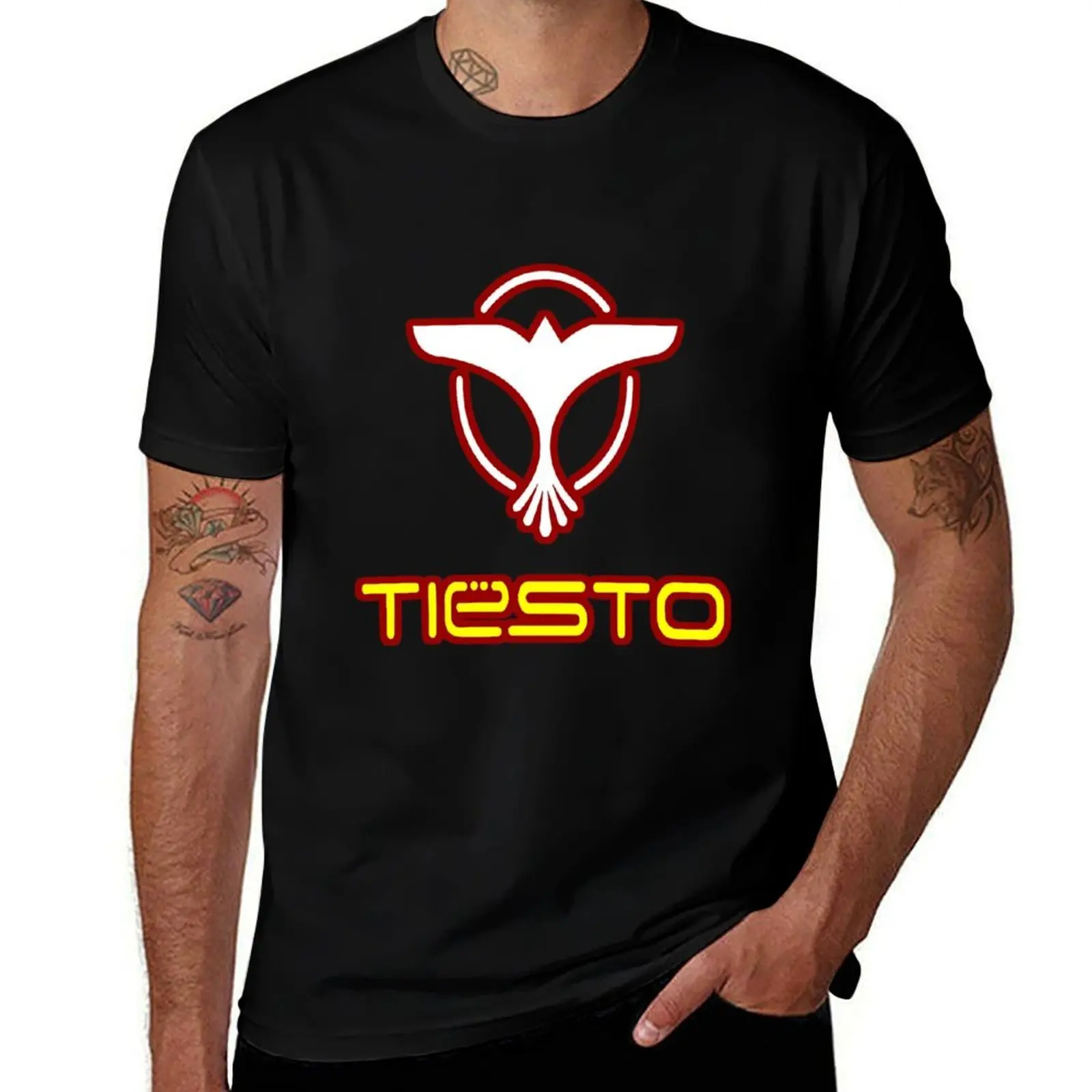 Best dj favorite tiesto logos is the best T-Shirt Holiday Casual Short Sleeve Top T-Shirt