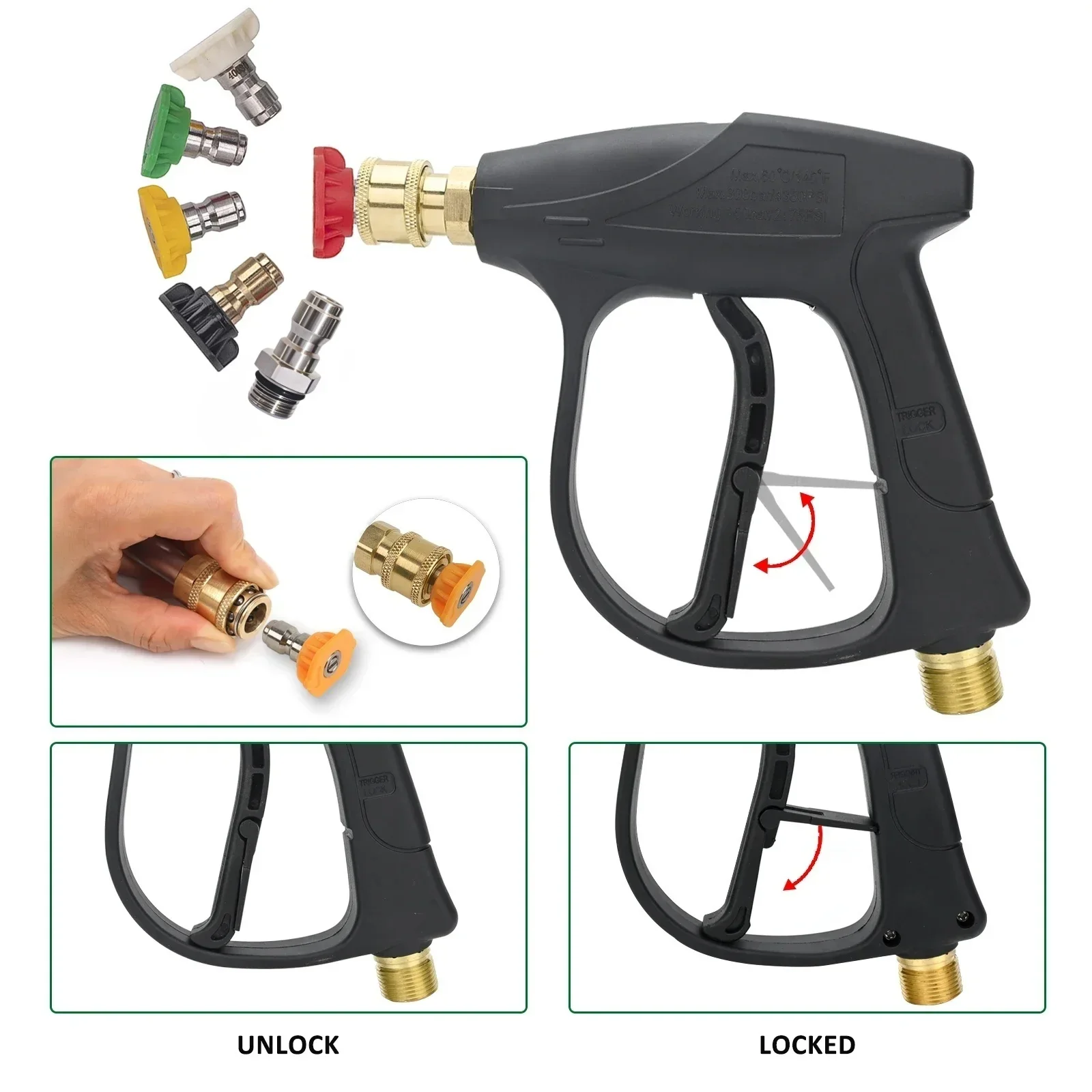 High Pressure Washer Gun & Foa - Pressure Washer Foam Gun ulasan dan harga