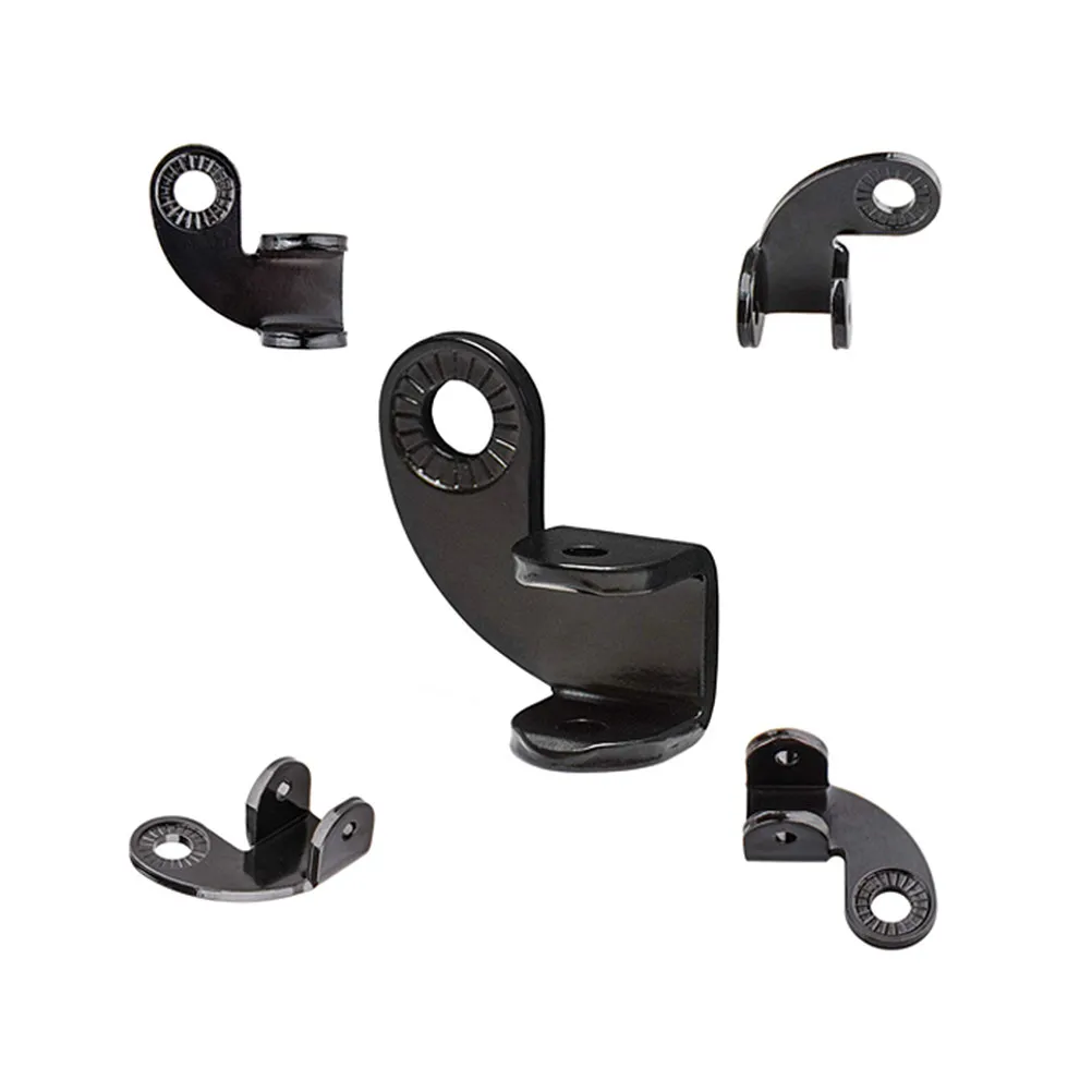 Bike Trailer Steel Hitch Angled Elbow Coupler Attachment Sturdy Trustworthy Tool for Multiple Jobs Black Trailer Steel Hitch