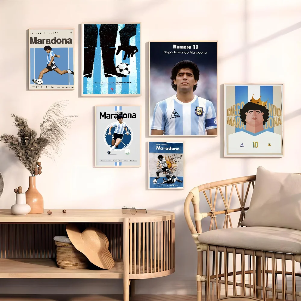 Diego A-Armando M-Maradona Classic Movie Posters HD Quality Poster Wall Art Painting Study Nordic Home Decor