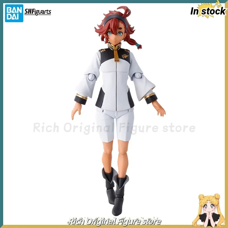

【В наличии】Оригинальный BANDAI SPIRITS S.H.F Mobile Suit THE WITCH FROM MERCURY Suletta Mercury Аниме Фигурка игрушка