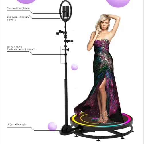 

Горячая Распродажа, новые корпуса, портативная селфи, платформа на 360 градусов, бизнес-фотобудка, 360-градусная будка для свадьбы и мероприятий