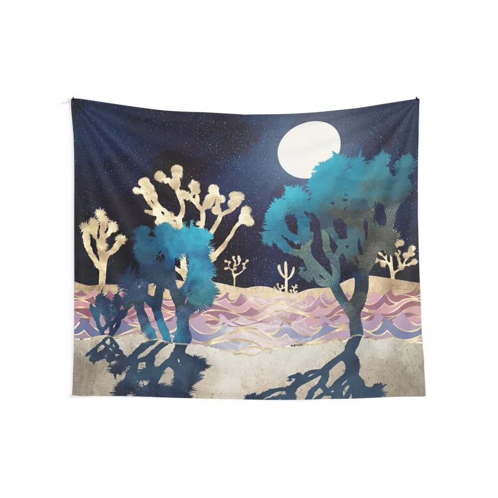 Desert Lake Moonlight Tapestry Decoration For Bedroom Decorative Wall Mural Tapestry