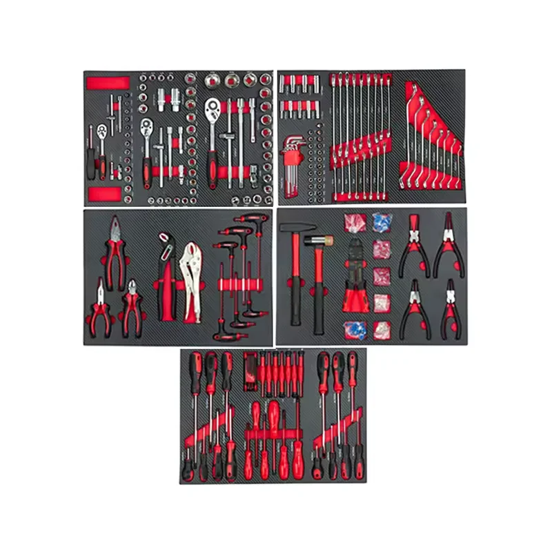 CE New Design 7 Drawer Tool Trolley Customizable OEM Garage Repair Tool Cabinet/Chest/Cart/Box With 420 Pcs Tool Sets