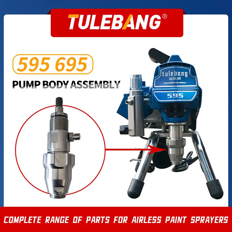 High pressure airless sprayer parts 595 695 pump body assembly universal style Painting tools and accessories