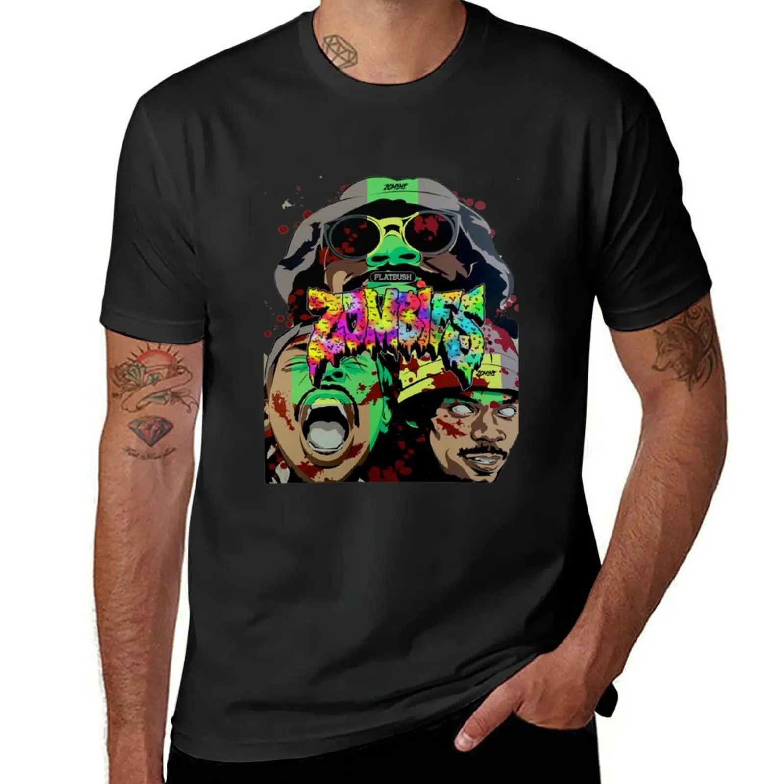 merch undead three thou sand one zom bi es T-shirt plain Aesthetic clothing summer tops customs sweat shirts, men