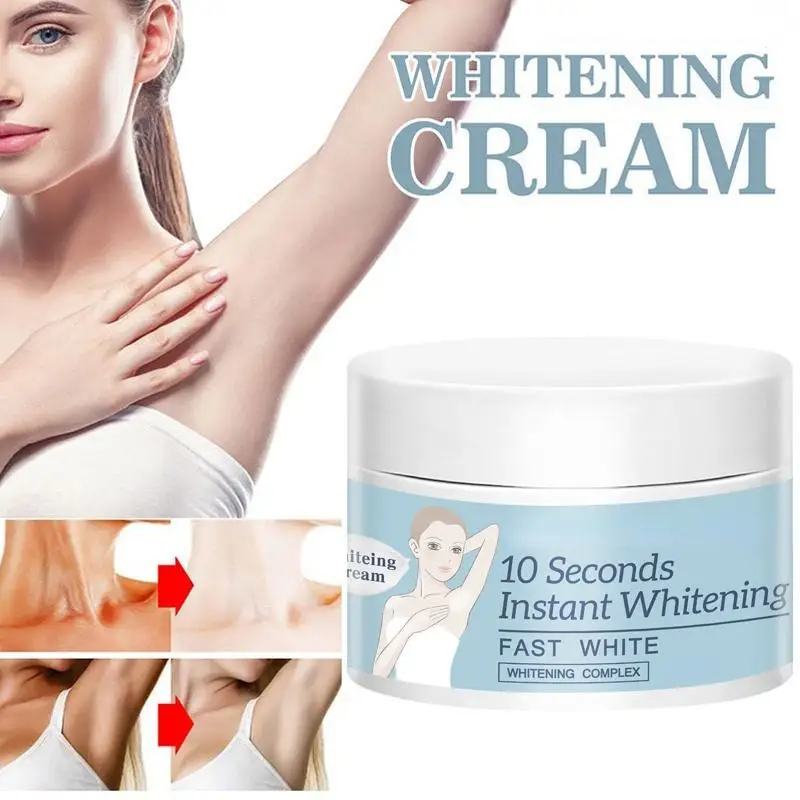 10 Seconds Fast Whitening Cream Underarm Armpit Whitening Cream Legs Knees Private Parts Body Whitening Cream