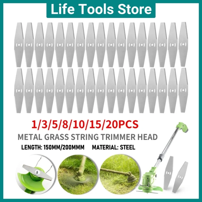 

150mm Saw Blades Metal Grass String Trimmer Head Lawn Mower Fittings Parts Home Garden Power Tool Replacement Blade 1-20Pcs